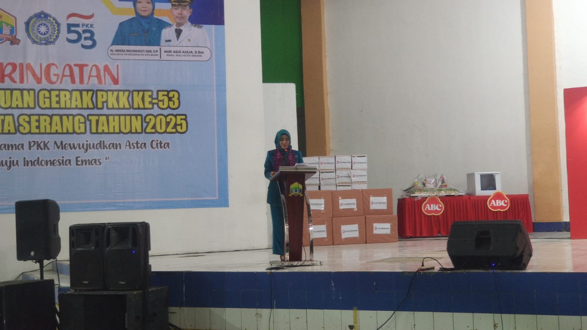 Hadir Peringatan HKG PKK Ke-53, Ketua TP-PKK Provinsi Banten Berikan Apresiasi