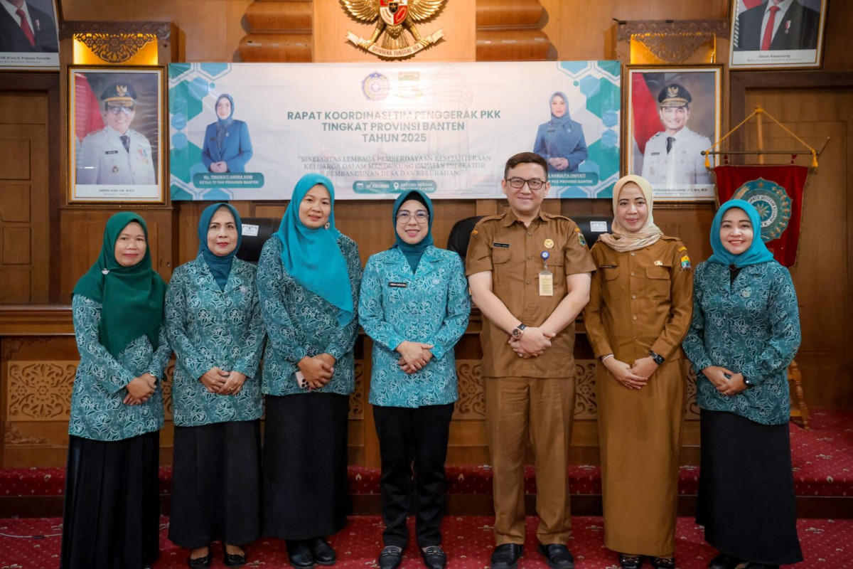 Rakor TP PKK Provinsi Banten, Tinawati Andra Soni: untuk Perkuat Sinergi TP PKK se-Provinsi Banten