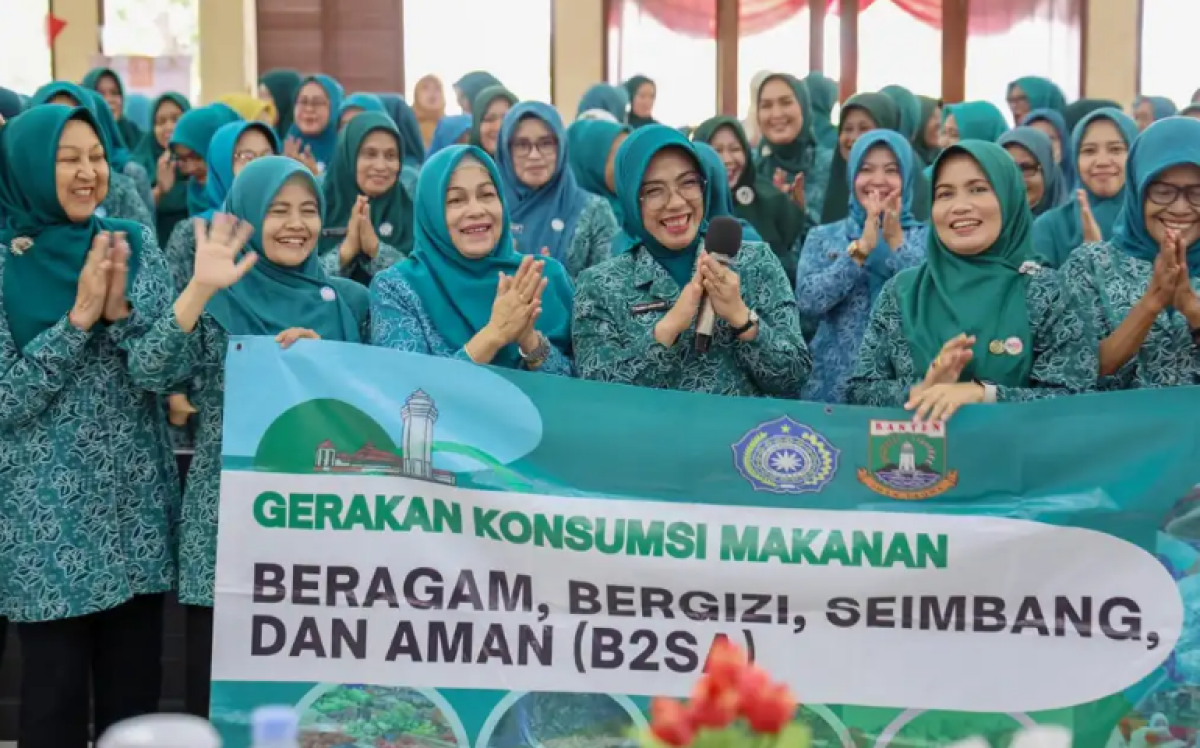 Buka Sosialisasi B2SA, Ketua TP PKK Provinsi Banten : Kualitas SDM Diawali Dari Asupan Gizi